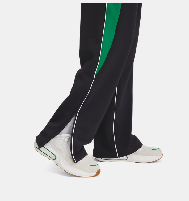 Erkek UA Best Tricot Side Stripe Eşofman Altı Siyah