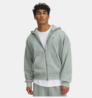 Erkek UA Icon Heavyweight Fleece Wash Fermuarlı Ceket