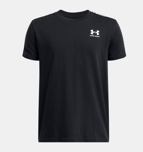 Siyah Erkek Çocuk UA Sportstyle Taped T-shirt