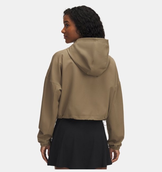 Petrol Mavisi Kadın UA Unstoppable Woven Kapüşonlu Ceket