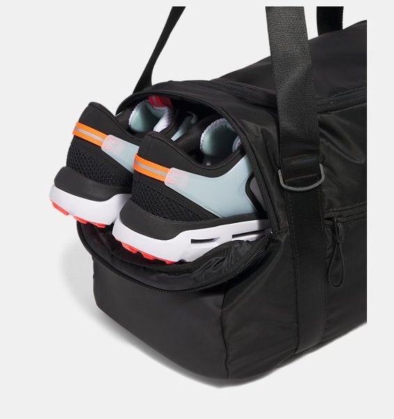 Siyah Kadın UA Studio Duffle Backpack Spor Çanta