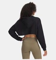 Kadın UA Icon Terry Crop Kapüşonlu Sweatshirt