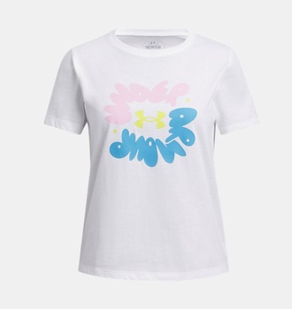 Kız Çocuk UA Bubble Wordmark T-shirt