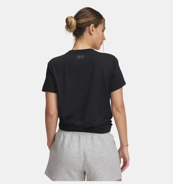 Siyah Kadın UA Tech Graphic T-shirt