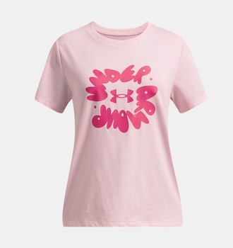 Kız Çocuk UA Bubble Wordmark T-shirt