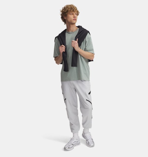 Gri Erkek UA Unstoppable Woven Kargo Eşofman Altı