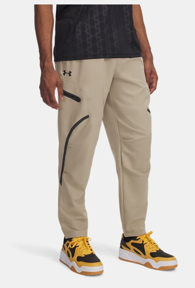 Erkek UA Unstoppable Woven Kargo Eşofman Altı Vizon 197779858878