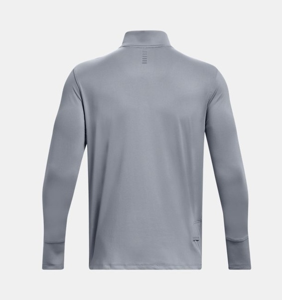 Gri Erkek UA Lauch Pro 1/4 Fermuarlı Uzun Kollu T-shirt