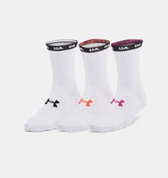 Kadın UA Essential 3'lü Paket Mid Crew Çoraplar