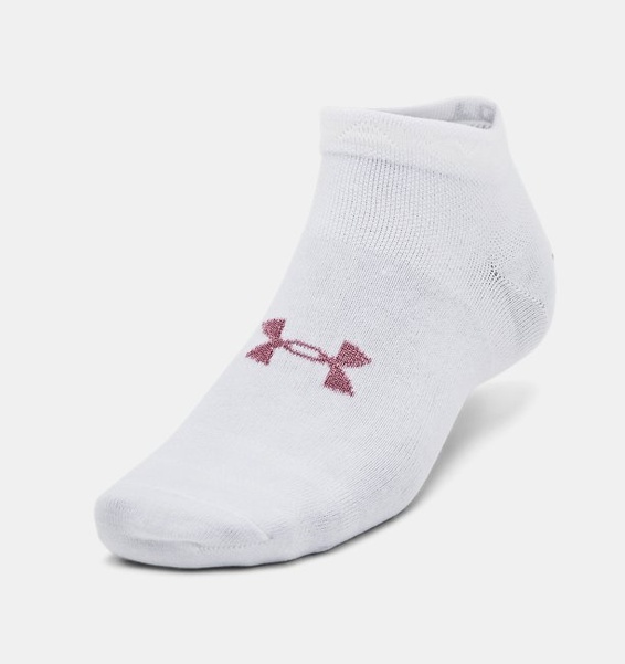 Beyaz Unisex UA Essential 3'lü Paket Low Çorap