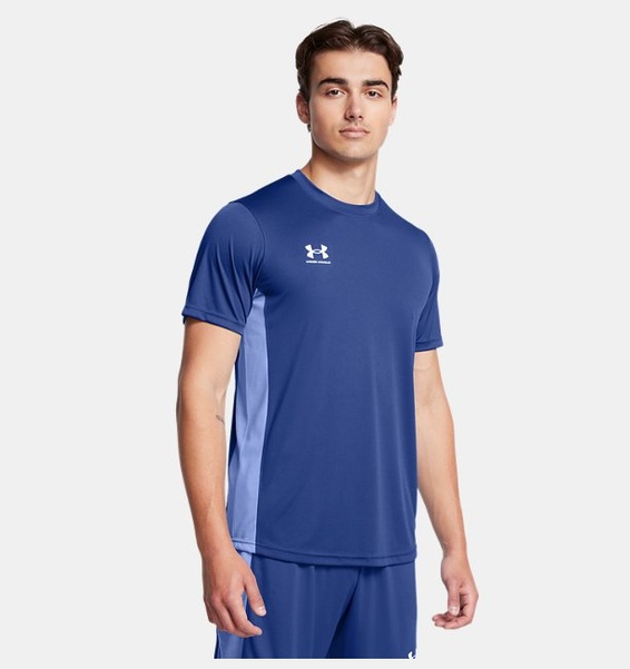 Mavi Erkek UA Challenger Antrenman Kısa Kollu T-shirt
