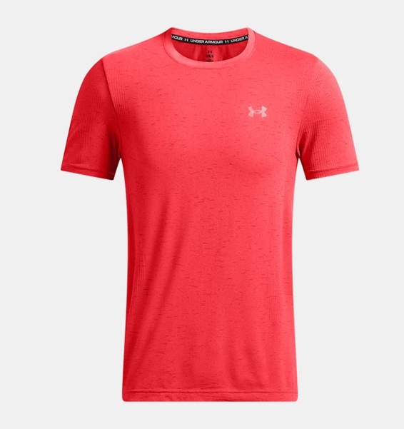 Kırmızı Erkek UA Vanish Dikişsiz Kısa Kollu T-shirt