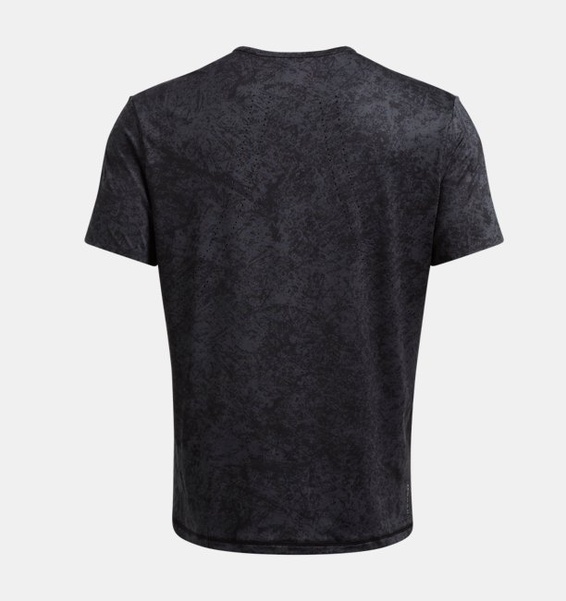 Siyah Erkek UA Vanish Elite Vent Baskılı Kısa Kollu T-shirt