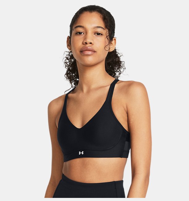 Kadın UA Infinity Low 2.0 Spor Sütyeni Siyah
