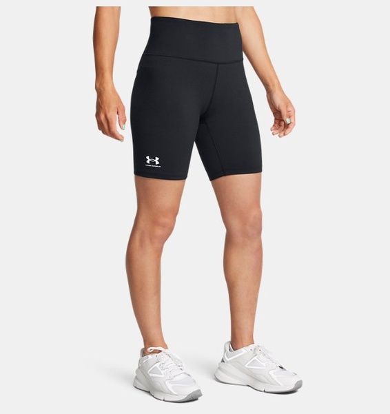 Siyah Kadın UA Rival 7inch Şort