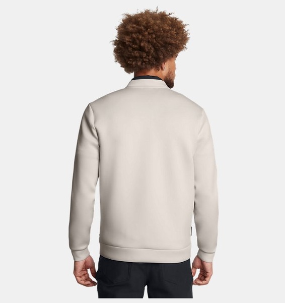 Gri Erkek UA Drive Pro Storm Hyb Tam Fermuarlı Ceket