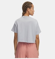 Kadın UA Varsity Mix Heavyweight Kısa Kollu Crop T-shirt