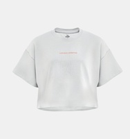 Kadın UA Varsity Mix Heavyweight Kısa Kollu Crop T-shirt