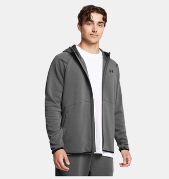 Erkek UA Unstoppable Fleece Tam Fermuarlı HD EU Sweatshirt