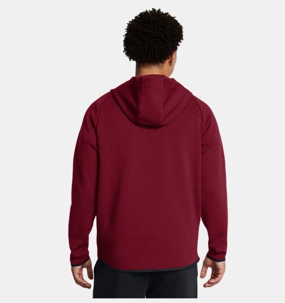 Bordo Erkek UA Unstoppable Fleece HD EU Sweatshirt