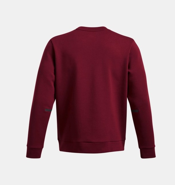 Bordo Erkek UA Unstoppable Fleece Bisiklet Yaka EU Sweatshirt