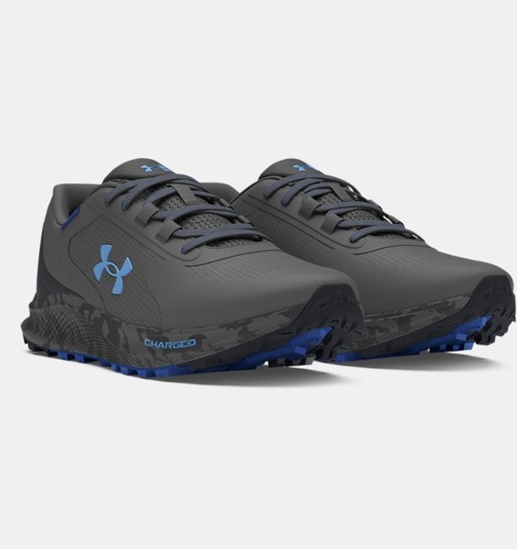 Gri Erkek UA Charged Bandit TR 3 Stormproof Koşu Ayakkabısı