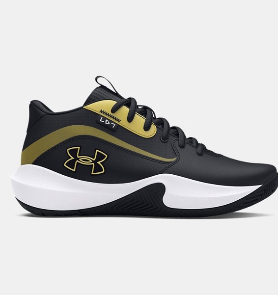 Siyah Çocuk UA GS Lockdown 7 Basketbol Ayakkabısı
