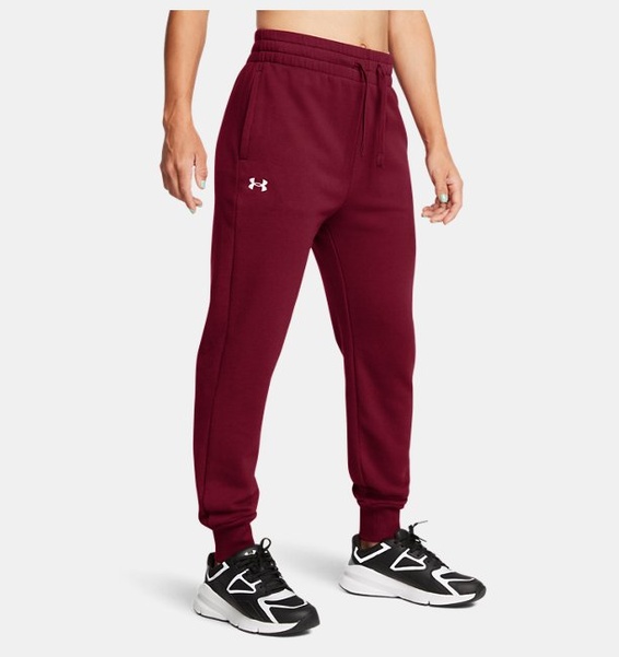 Bordo Kadın UA Rival Fleece Eşofman Altı