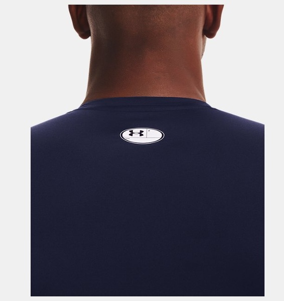 Lacivert Erkek UA HG Armour Comp Kısa Kollu T-shirt