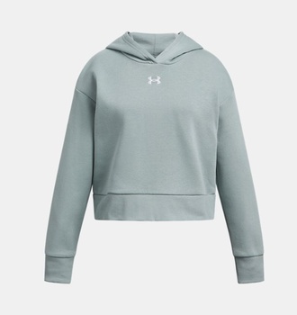 Çocuk UA Rival Fleece Kapüşonlu Üst