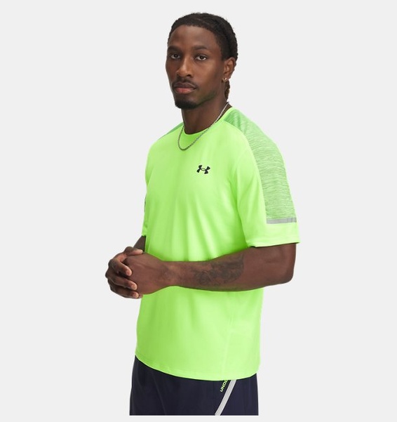 Yeşil Erkek UA Tech Utility Kısa Kollu T-shirt