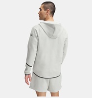 Erkek UA Unstoppable Fleece Grid Tam Fermuarlı Sweatshirt