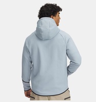 Erkek UA Unstoppable Fleece Grid Tam Fermuarlı Sweatshirt