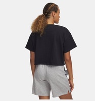 Kadın UA Varsity Mix Heavyweight Kısa Kollu Crop T-shirt