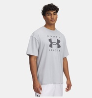 Erkek UA Heavyweight Oversized Branded Kısa Kollu Tişört