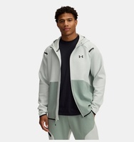 Erkek UA Unstoppable Fleece Tam Fermuarlı HD EU Sweatshirt