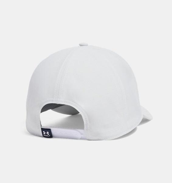 Beyaz Erkek UA Js Drive Snapback Şapka