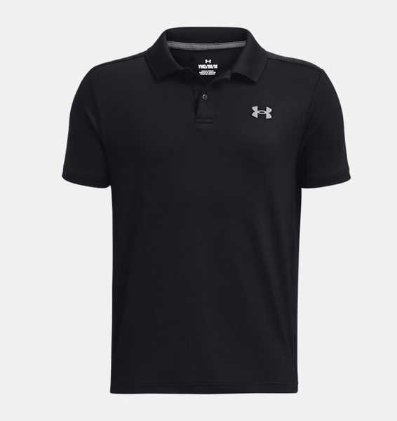 Siyah Erkek Çocuk UA Performance Polo