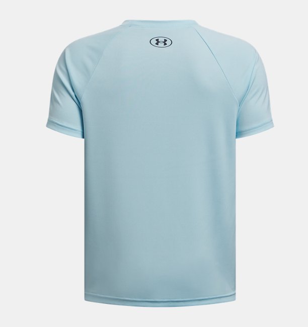 Erkek Çocuk UA Tech Split Wordmark Kısa Kollu T-shirt Açık Gri