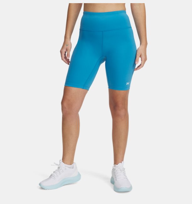 Kadın UA Motion Bike Kısa Tayt Mavi