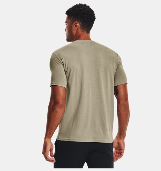 Haki Erkek UA Team Issue Wordmark Kısa Kollu T-shirt