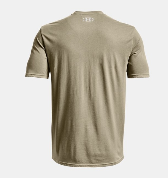 Haki Erkek UA Team Issue Wordmark Kısa Kollu T-shirt