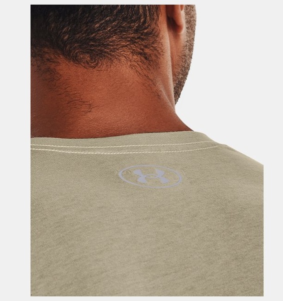 Haki Erkek UA Team Issue Wordmark Kısa Kollu T-shirt