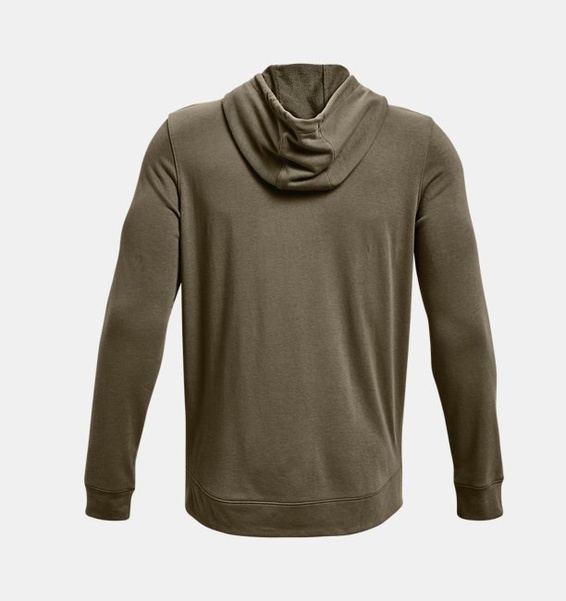 Haki Erkek UA Rival Terry LC Tam Fermuarlı Sweatshirt