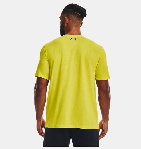 Sarı Erkek UA Team Issue Wordmark Kısa Kollu T-shirt