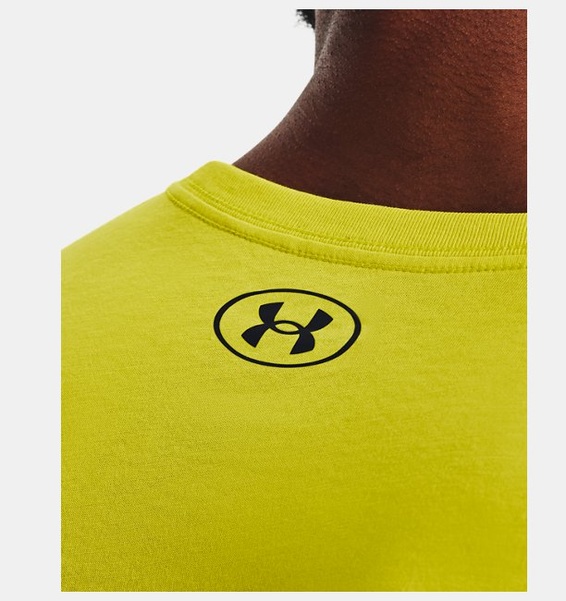 Sarı Erkek UA Team Issue Wordmark Kısa Kollu T-shirt