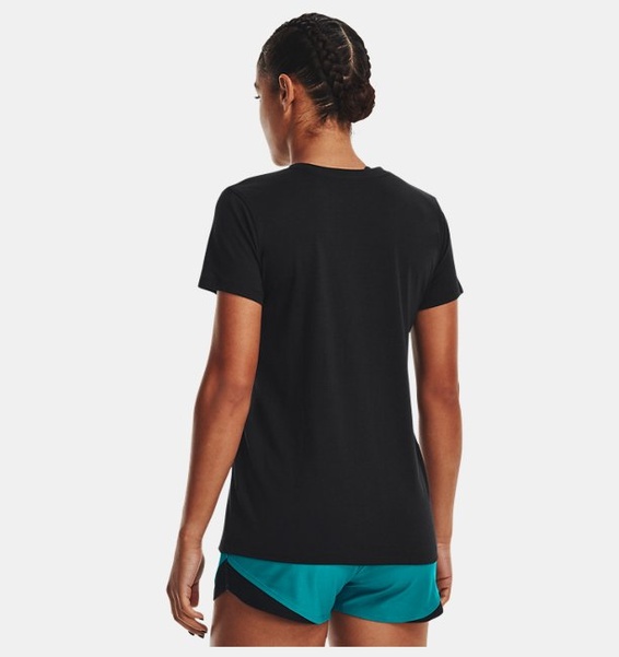 Siyah Kadın UA Sportstyle Graphic Kısa Kollu T-shirt