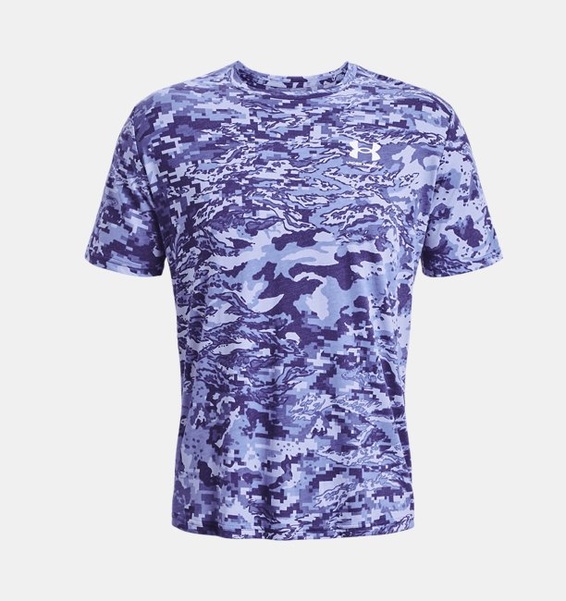Mavi Erkek UA ABC Camo Kısa Kollu T-shirt