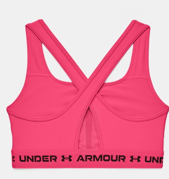 Pembe Kadın UA Crossback Mid Spor Sütyeni