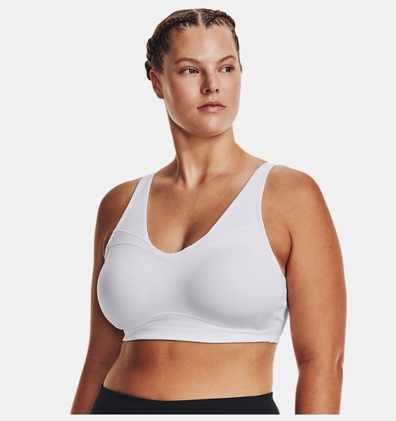 Beyaz Kadın UA SmartForm Evolution Mid Spor Sütyeni